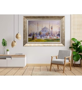 Gümüş Çerçeveli dekoratif Tablo as250