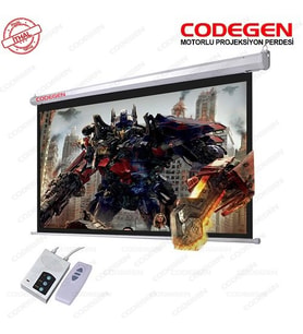 CODEGEN EX24 240x200 Motorlu Projeksiyon Perdesi