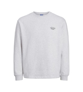 Jack & Jones 12262880 Jorbronx Arch Small Sweat Crew Neck Beyaz