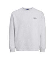 Jack & Jones 12262880 Jorbronx Arch Small Sweat Crew Neck Beyaz