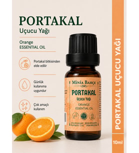Portakal Uçucu Yağı – 10 ml Saf ve Katkısız Bitkisel Uçucu Yağ