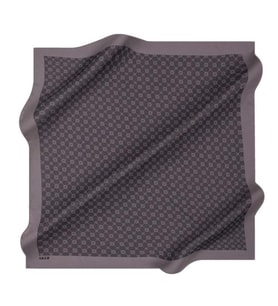 Aker Gri Elegance Monogram Eşarp 1090500-975