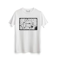 Steins;Gate Dijital Baskılı Beyaz Tshirt