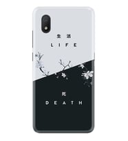 TCL L7 Kılıf Resimli Silikon Kılıf Life and Death 1339