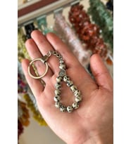 Modern Benekli Jasper Taşı Tesbih Anahtarlık