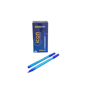 Silka Linc Icon 1.0 mm Mavi Tükenmez Kalem - 10'lu Paket