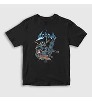 Presmono Unisex Çocuk Siyah Soldier Sodom T-Shirt 388437tt