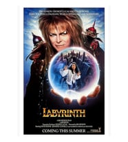 Labyrinth (1986) Tablo Ahşap Poster Dekoratif