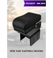 peugeot 308 2010 kol dayama Lüks Yastıklı Siyah geniş model Deri