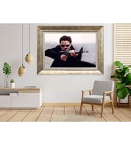 Gümüş Çerçeveli dekoratif Tablo as764