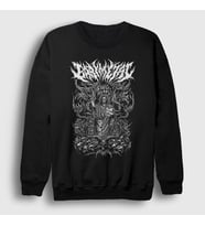 Presmono Unisex Siyah Skull Müzik Babymetal Sweatshirt 534058tt