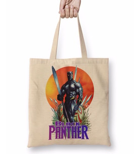 Pantera Negra Rei de Wakanda Bez Çanta Uzun Saplı