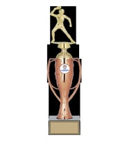 ODAK KUPA - Figürlü Kupalar - Masa Tenisi Kadın Figürlü Kupalar FG-025 C - 36 cm