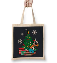 Goofy Around The Christmas Tree Bez Çanta Uzun Saplı