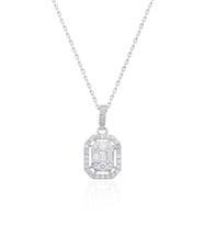 Pırlanta Baget  Kolye /0.27ct