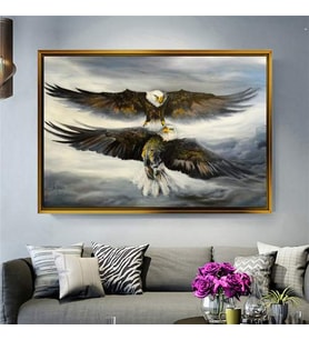 Altın Çerçeveli dekoratif tablo l1162 (Gold)
