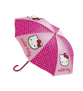 Koruma Kılıflı Lisanslı Puantiyeli Hello Kitty Çocuk Şemsiyesi BNT159