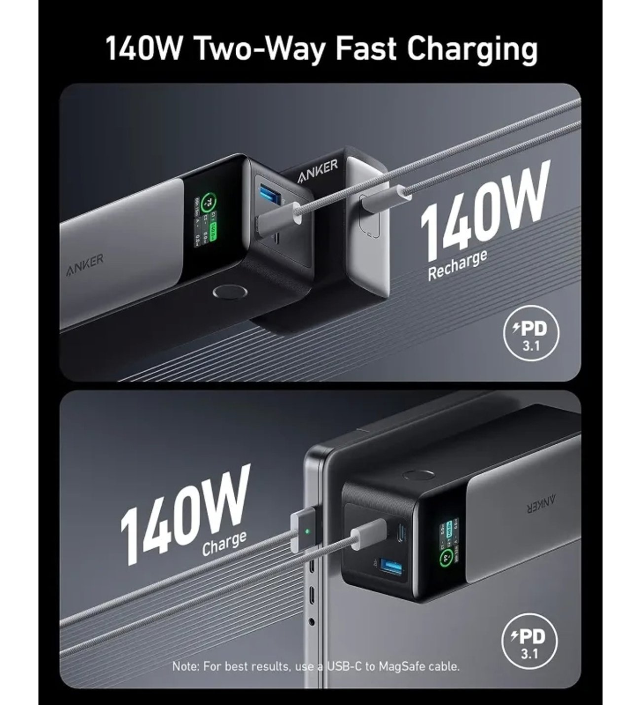 Anker 737 Powercore 24K Taşınabilir Şarj Cihazı
