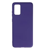 Galaxy S20 Plus Kılıf Nano içi Kadife Silikon - Mor