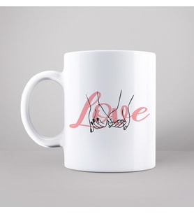 Sevgili Çift ( Love ) Tasarımlı Kupa