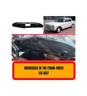 Mercedes - Benz W115 Ön Örtüsü Göğüs Panel Torpido Koruma Koruyucu Kılıfı Halısı Yedek Parça