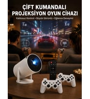 Kablosuz Mini Projeksiyon Cihazı Oyun ve Film İçin Taşınabilir Ev Sineması Yeni Nesil