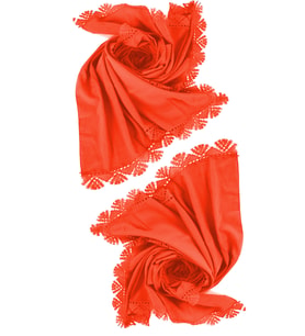 2 Adet, Narçiçeği İğne Oyası Mevlüt Örtüsü, Çeyizlik İğne Oyası Şal, 70 x 140