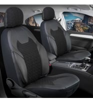 Hyundai Accent Yumurta Kasa Uyumlu Lüx Deri Detaylı Oto Koltuk Kılıfı Ön Arka Takım Lotus Serisi SİYAH