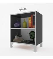 Kenzlife mutfak dolabı pakize 068*030*030 gri ayaklı banyo evrak ofis ayakkabılık kiler