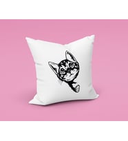 Kedi Tasarımlı Yastık