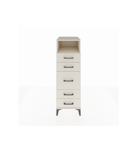 Kronos Dolap Tek Raflı 5 Çekmeceli 44x59x134 Aytaşı-Aytaşı