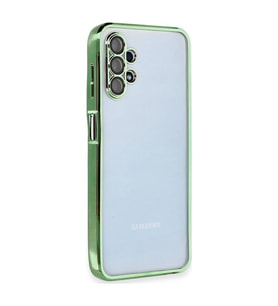 Samsung Galaxy A13 4g Kılıf Razer Lensli Silikon - Yeşil