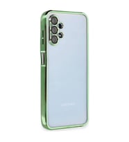 Samsung Galaxy A13 4g Kılıf Razer Lensli Silikon - Yeşil