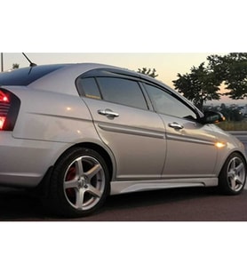 Hyundai Accent Era Yan Marşpiyel Seti abs plastik ,astarlı