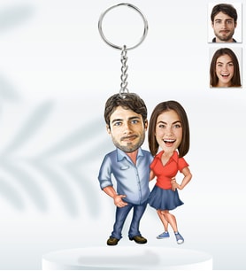 Kişiye Özel Sevgili Model  Ahşap Anahtarlık-1
