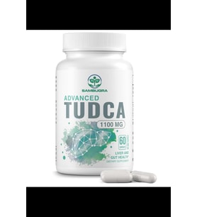 SAMBUGRA TUDCA Liver Supplements 1100mg, Ultra Strength, Liver Cleanse Detox and Repair, 60 Capsules.Usa Amazon Best Seller.3839 (Renksiz)