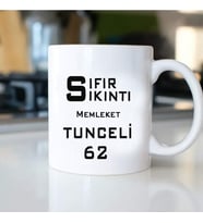 SIFIR SIKINTI MEMLEKET TUNCELİ KUPA BARDAK