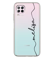 Huawei Kuyruklu İsim Tasarımlı Şeffaf Telefon Kılıfı