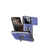 Mi 15 Pro Kılıf Pars Lens Yüzüklü  - Lacivert