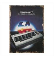 Commodore 64 Mdf poster
