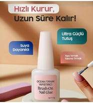 Lexroo Fırçalı Tırnak Yapıştırıcı Brush-On Nail Glue 10g
