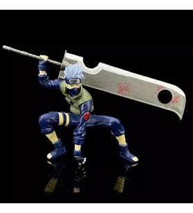 Naruto Hatake Kakashi  Broadsword Squat Anime Aksiyon Figürü