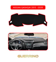 NİSSAN QASHQAI 2013 -2020TORPİDO KORUMA HALISI KIRMIZI KENAR
