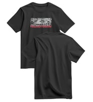Unisex Kısa Kollu Falastinian ve Zincirli Gözler Baskılı Tişört S - 2xl T300029 (Siyah)