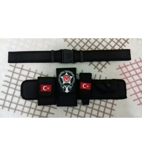 ÖZEL GÜVENLİK TESİSAT BEL KILIFI(+)ÖZEL GÜVENLİK ROZETLİ CÜZDANI(+)ÖZEL GÜVENLİK PALASKASI (3-AD) URUN,SATINAL,SIVILE SATILMAZ.