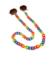 Candy Karışık Renkli Kadın Akrilik Gözlük Zinciri
