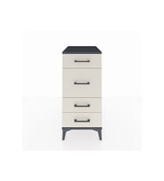 Kronos Komodin 4 Çekmeceli 44x59x96 Antrasit-Aytaşı
