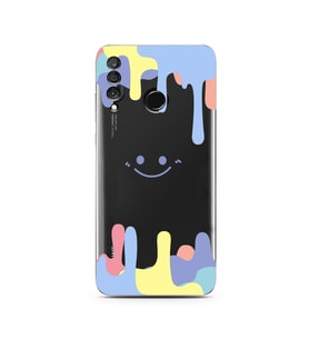 Huawei P30 Lite Uyumlu Baskılı Yumuşak Silikon Şeffaf Telefon Kılıfı