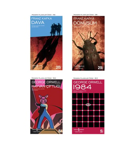 1984 + Dava + Dönüşüm + Hayvan Çiftliği- 4 Kitap Set - Iş Bankası Özel Set 1984 Kitabı
