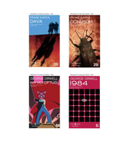 1984 + Dava + Dönüşüm + Hayvan Çiftliği- 4 Kitap Set - Iş Bankası Özel Set 1984 Kitabı